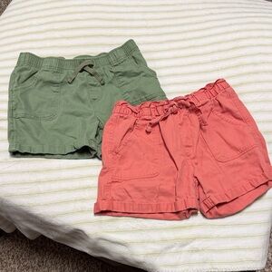 Girl’s Green and Pink Shorts